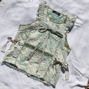 Isabel Marant quilted floral top